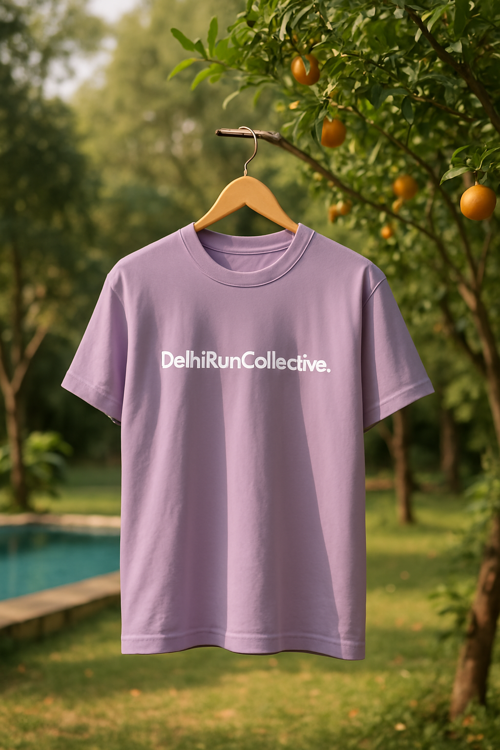Drop Shoulder T-shirt - Spring Wisteria