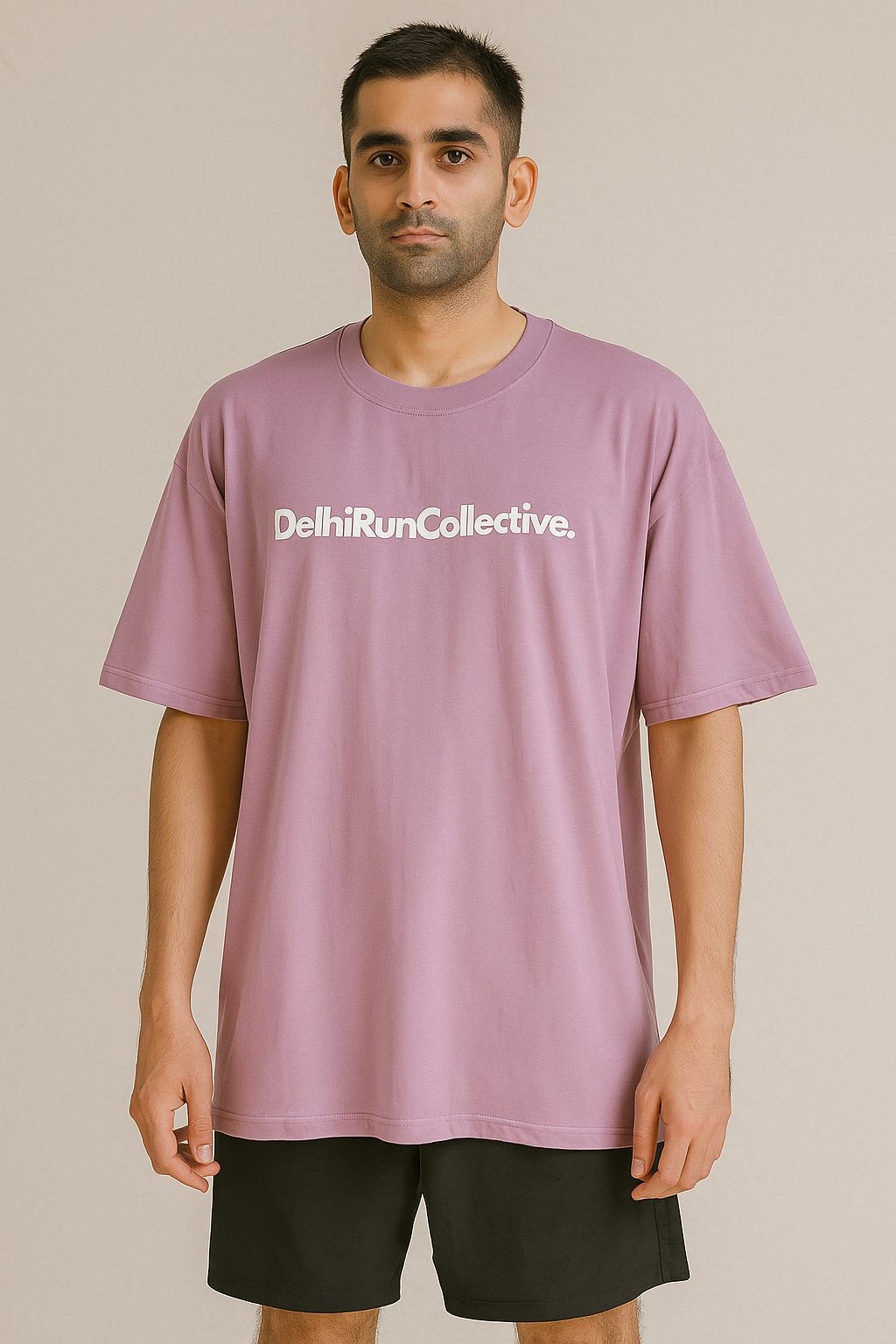 Drop Shoulder T-shirt - Spring Wisteria