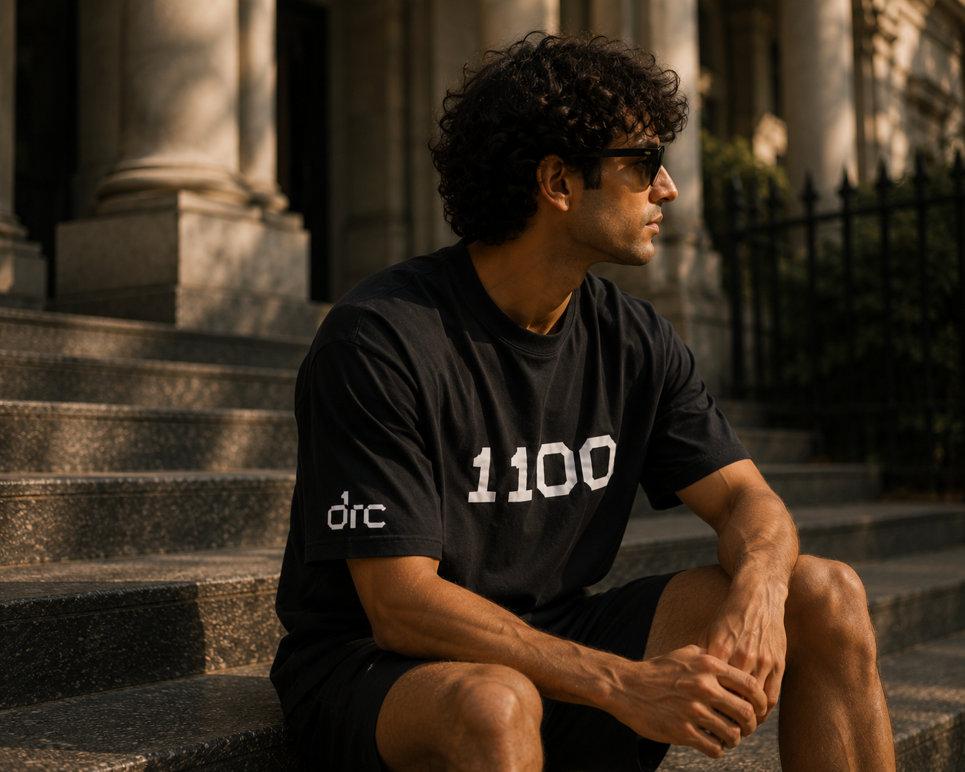 Oversized T-shirt - Faster Than You Black