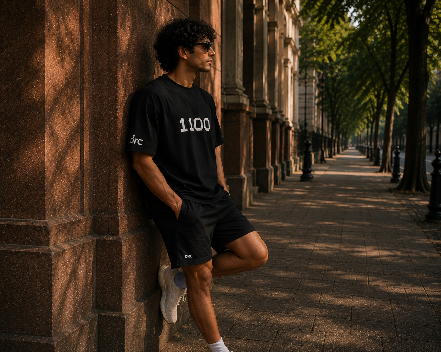 Oversized T-shirt - Faster Than You Black
