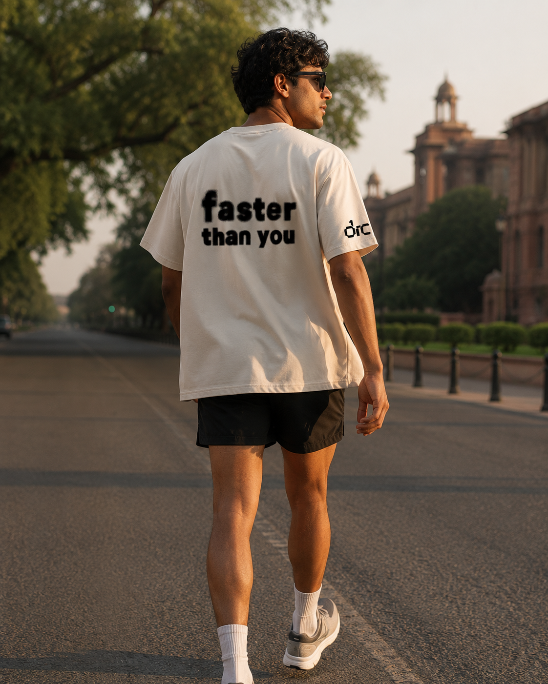 Oversized T-shirt - Faster Than You