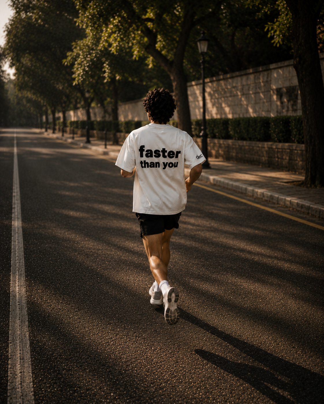 Oversized T-shirt - Faster Than You