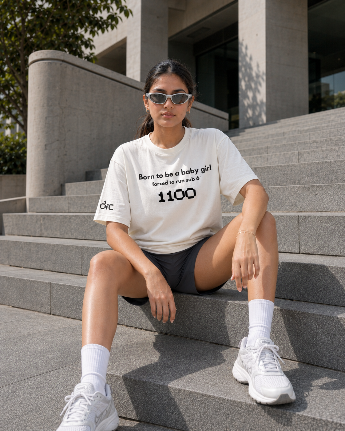 Oversized T-shirt Born to be a Baby Girl