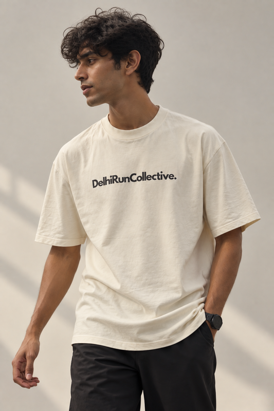 Drop Shoulder T-shirt - Off-White