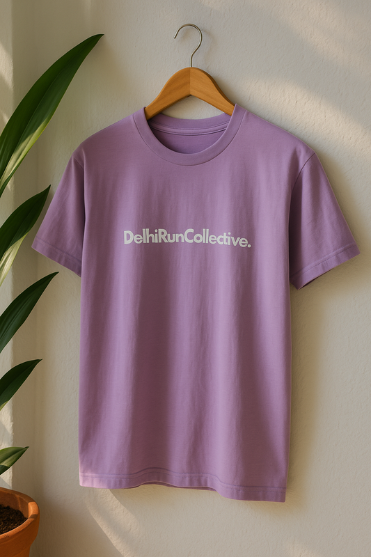 Drop Shoulder T-shirt - Spring Wisteria